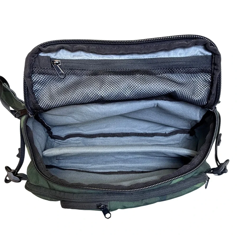HEX Ranger DSLR Camera Hip Bag Green Camo Cordura Nylon Geometric Tactical